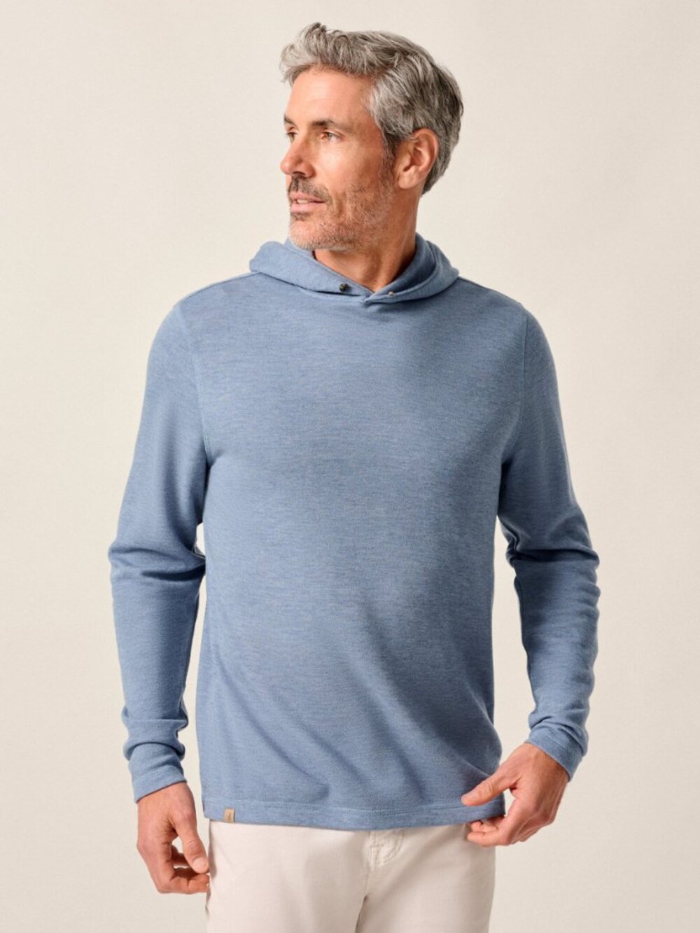 johnnie-O - Drayton Merino Cashmere Sweater Hoodie - Picture 2 of 6